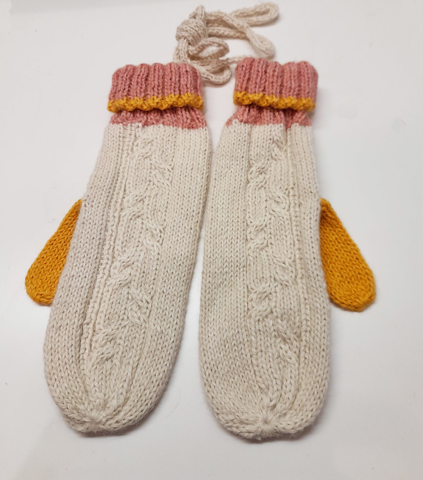 Alpaca Hand Made Mittens Women Millie