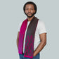 Alpaca Unisex Scarf Mountain Fuchsia/Charcoal