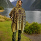 Australian Alpaca Thick Poncho Hooded, CAMO green