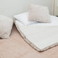 Alpaca Blankets TWIN Size Reversible Beige/Pearl