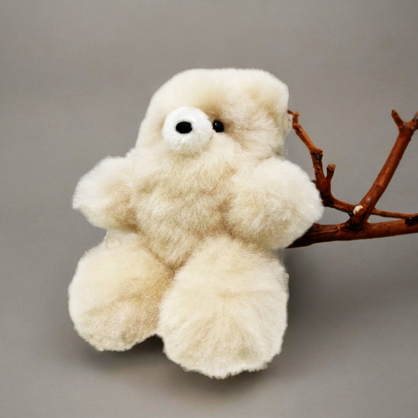 Hypoallergenic Natural Beige Super Fluffy Handmade Teddy Bear Plush Toy