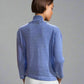 Baby Alpaca Pullover Turtleneck Sky Blue