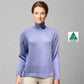 Baby Alpaca Pullover Turtleneck Sky Blue