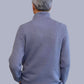 Alpaca Tall Neck Mohair Extra Soft Sweater Men, Sky Blue