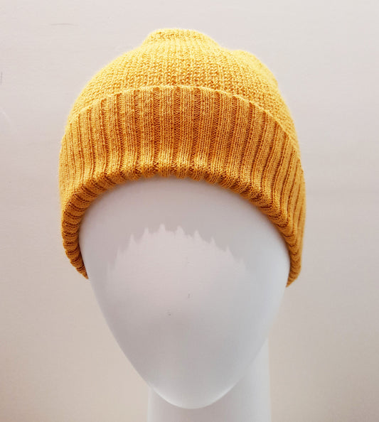 Unisex Adult Beanie in Bright Colors, Yellow