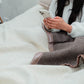 Alpaca Blankets TWIN Size Reversible Light Grey/Pearl
