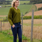 Alpaca Mohair Pullover Kelly Green