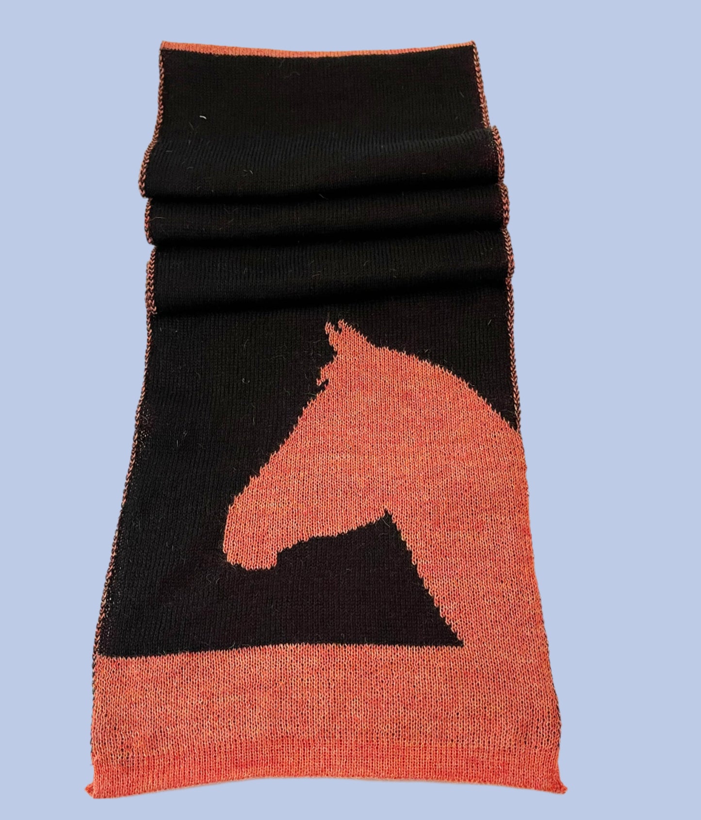 Unisex Alpaca Scarf Brumby Horse Design