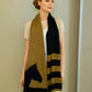 Unisex Alpaca Scarf Brumby Horse Design Mustard