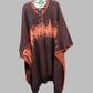 Australian Alpaca Thick Poncho, Disruption V-Neck Charcoal