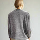 Alpaca Mohair Pullover Round Neck Natural Gray