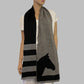 Unisex Alpaca Scarf Brumby Horse Design Gray