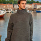 Alpaca Tall Neck Mohair Extra Soft Sweater Men, Gray