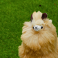 Baby Alpaca Fur Toy Beige 25cm X 24cm