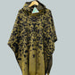 Australian Alpaca Thick Poncho Hooded, CAMO green