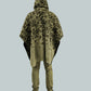 Australian Alpaca Thick Poncho Hooded, CAMO green