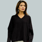 Alpaca Mohair Pullover Black