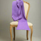 Extra Smooth Alpaca Mohair Scarf, Light Purple