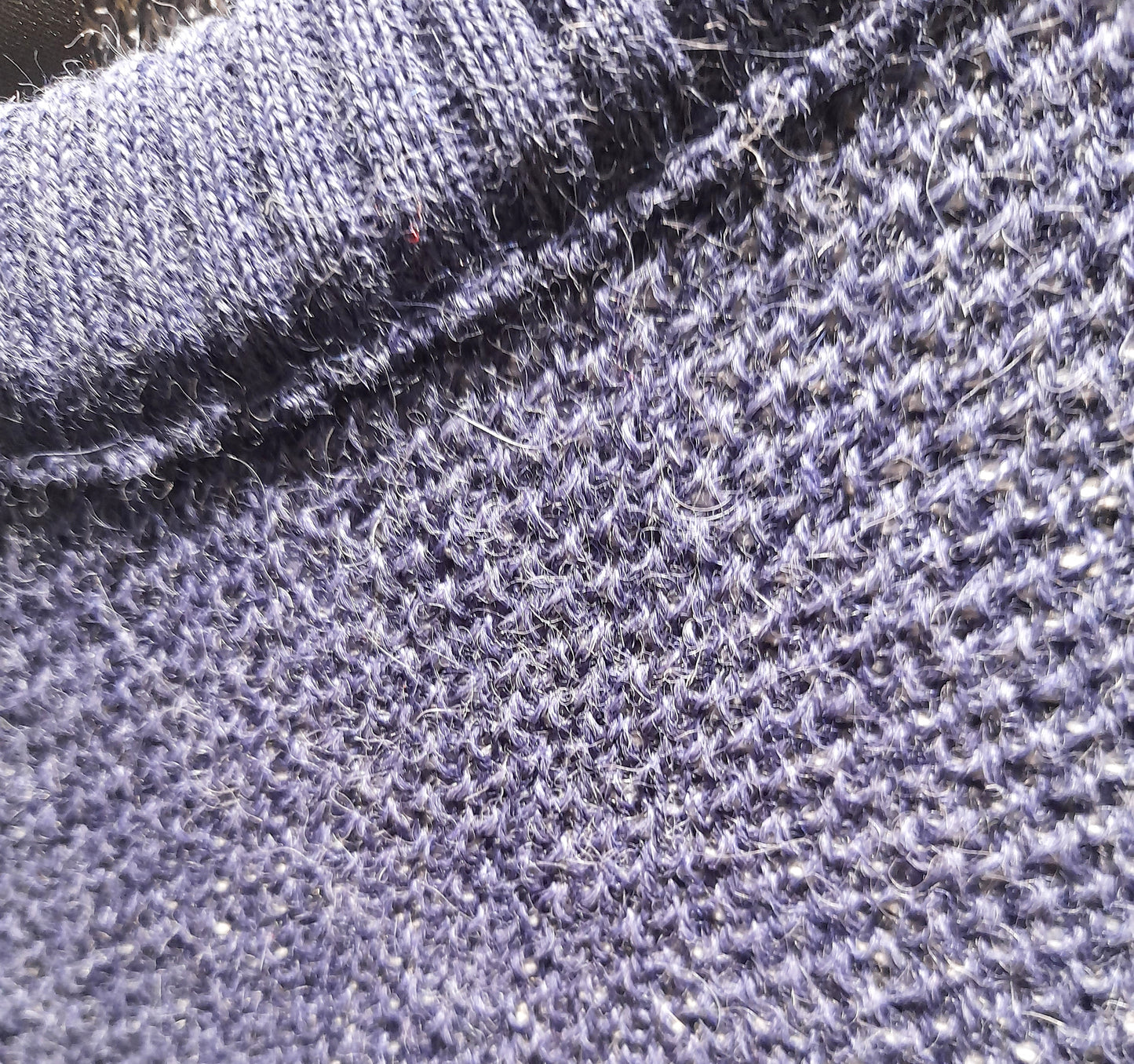 Alpaca Jacquard Sweater Blue