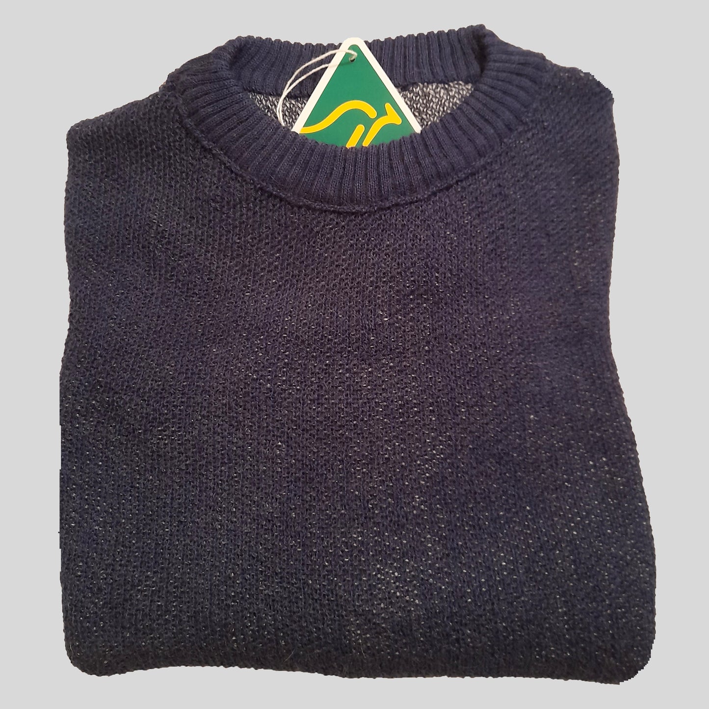 Alpaca Jacquard Sweater Blue