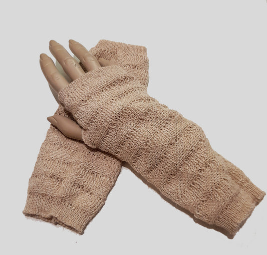 Alpaca Fingerless Mitts